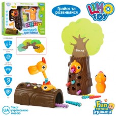 Игра FT 0015 Накорми дятла, магнитная, птичка, гусеница, в коробке