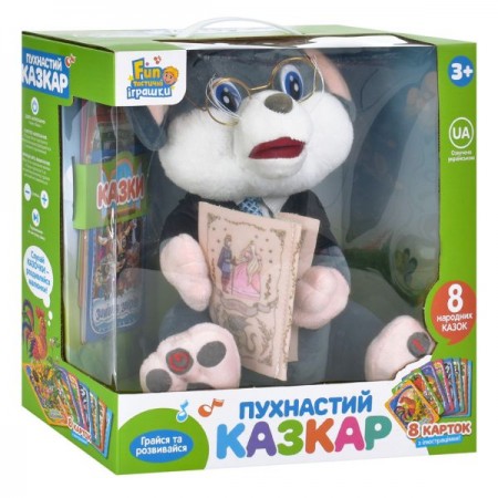 Игра FT 0033 аудио-сказки, мышонок, 30см, звук-УКР.сказки, 8 карточек, подвижный корпус, 2 цвета, на бат-ке, в кор-ке Игра FT 0033 аудио-сказки, мышонок, 30см, звук-УКР.сказки, 8 карточек, подвижный корпус, 2 цвета, на бат-ке, в кор-ке