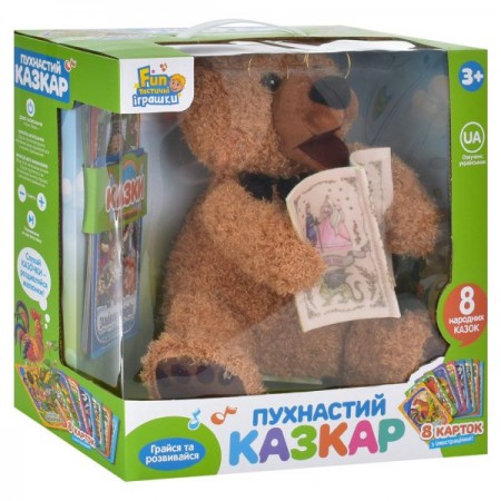 Обучающая игра FT 0034 мишка плюшевый с украинскими сказками