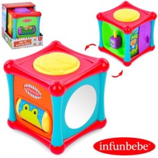 Обучающий куб BabyToys PL501 с пискавкой и зеркалом