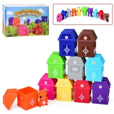 Обучающая игра BabyToys с динозаврами и домиком, 20 деталей
