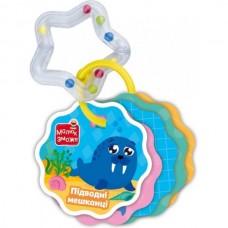 Игра развивающая Vladi Toys карты на кольце с погремушкой  VT2000-32 Подводные жители
Возраст: 1-3 года.
Размер: 185 x 85 x 56 мм