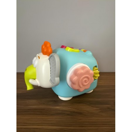 Бізікуб слон BabyToys з рухомими деталями, 21 см