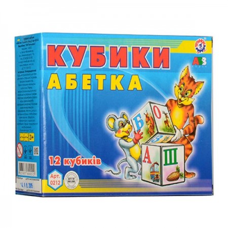 Игрушка кубики "Азбука ТехноК" Игрушка кубики "Азбука ТехноК"