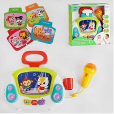 Детский микрофон BabyToys 116410 с подсветкой и записью