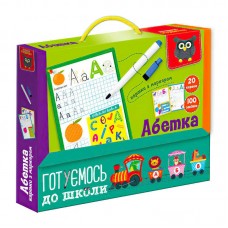  Картки з маркером "Готуємось до школи: Абетка" укр VT5010-21 "Vladi Toys"