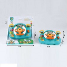 Музыкальный руль BabyToys 855-220 D для детей с мелодиями