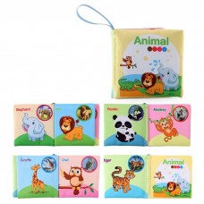 Тканевая книга с животными BabyToys 316 шуршащая Тканевая книга с животными BabyToys 316 шуршащая