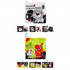 Детская книжка-игрушка BabyToys YY08-3-5 с петелькой, 10 см, 2 вида