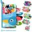 Книга HB 0010 ABC 22-13см, шуршалка, пищалка, текст - укр, 3вида, в кульке
