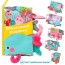 Книга HB 0010 ABC 22-13см, шуршалка, пищалка, текст - укр, 3вида, в кульке