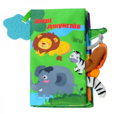Детская книжка BabyToys HB 0016 ABC с пищалкой и прорезывателем Детская книжка BabyToys HB 0016 ABC с пищалкой и прорезывателем