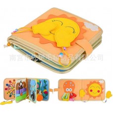 Логическая книжка детская BabyToys для малышей от 1 года Логическая книжка детская BabyToys для малышей от 1 года