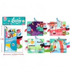 Мягкая книжка BabyToys 022-1 с пищалкой и шелестом, 6 страниц Мягкая книжка BabyToys 022-1 с пищалкой и шелестом, 6 страниц