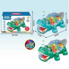 Детская игрушка крокодил со звуком и светом BabyToys 5937B
