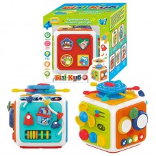Куб 48658 "WToys", пісні, казки, піаніно, барабани, сортер, рахівниця, сенсорні брязкальця, годинник Куб 48658 "WToys", пісні, казки, піаніно, барабани, сортер, рахівниця, сенсорні брязкальця, годинник