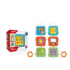 Логический куб BabyToys HE 8030 разноцветный пластиковый
