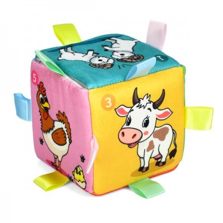 Развивающий кубик BabyToys HB 0076 с музыкой и звуками животных Развивающий кубик BabyToys HB 0076 с музыкой и звуками животных