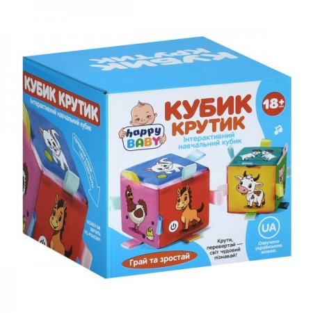 Развивающий кубик BabyToys HB 0076 с музыкой и звуками животных Развивающий кубик BabyToys HB 0076 с музыкой и звуками животных