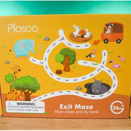 Логическая игра BabyToys лабиринт с карточками и маркерами
