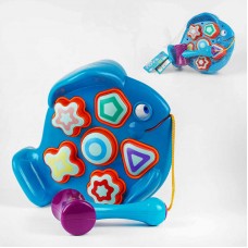 Дитяча стукалка BabyToys 8329-2 рибка пластикова Дитяча стукалка BabyToys 8329-2 рибка пластикова