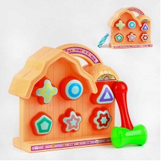 Стукалка дитяча BabyToys будиночок, пластмаса, від 1 року