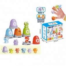 Пальчиковий театр BabyToys A 8997 з будиночками, 5 тварин Пальчиковий театр BabyToys A 8997 з будиночками, 5 тварин