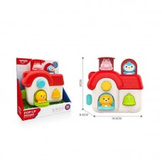 Логическая сортировка домик BabyToys HE 8029 пластиковый