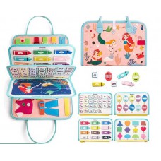Логическая папка BabyToys С 77206 фетровая с липучками