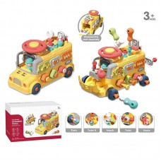 Логическая машинка BabyToys YL 517 с шестеренками и отвинчивающимися колесами