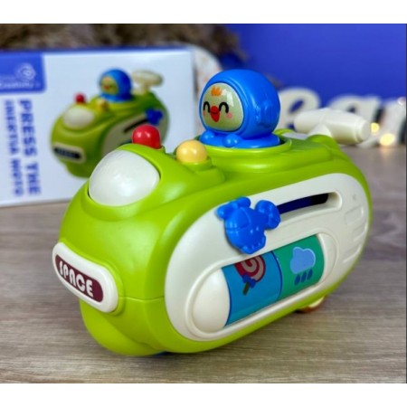 Машинка сортер BabyToys LZ 015-1 пластмасова для малечі Машинка сортер BabyToys LZ 015-1 пластмасова для малечі