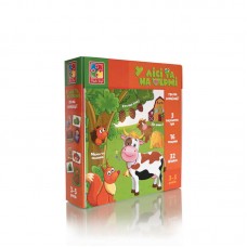 Развивающая игра Vladi Toys лес и ферма 32 карточки