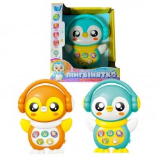 Музична іграшка “Пінгвінятко” 79713 “WToys”, ОЗВУЧУВАННЯ УКРАЇНСЬКОЮ МОВОЮ, звуки, підсвічування, тварини, в коробці