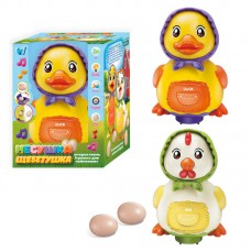 Музыкальная курочка WToys 32772 с 2 цветами для детей