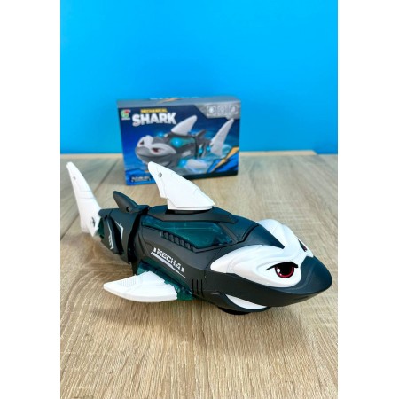 Игрушка акула BabyToys с музыкой и подсветкой, движущимся хвостом Игрушка акула BabyToys с музыкой и подсветкой, движущимся хвостом