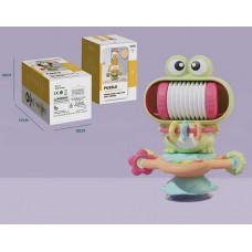 Детская игрушка-брязкальце BabyToys 230 A Жабеня с музыкой и прорезывателем