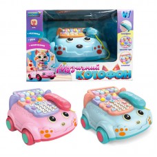 Музичний котофон 21607 "WToys",2 кольори,ОЗВУЧ. УКР. МОВОЮ, пісні, казки, світло, ноти, віршики, скоромовки, загадки, гра на швидкість, в коробці
