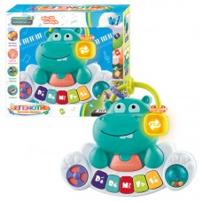 Піаніно 87958 "WToys", ОЗВУЧУВАННЯ УКРАЇНСЬКОЮ МОВОЮ, пісні, підсвічування, казки, брязкальце, пальчикові ігри, в коробці
