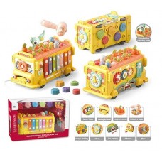 Развивающая игра BabyToys автобус с ксилофоном и сортером Развивающая игра BabyToys автобус с ксилофоном и сортером