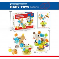 Развивающая игрушка собачка BabyToys с пищалкой и брязкальцем