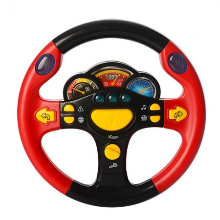 Музичний кермо BabyToys 7737 зі світлом і звуком Музичний кермо BabyToys 7737 зі світлом і звуком