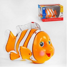 Заводная рыбка Huile Toys 998 с подсветкой и музыкой