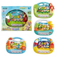 Співочі друзі 97980 “WToys”, ОЗВУЧУВАННЯ УКРАЇНСЬКОЮ МОВОЮ, звуки тварин, ноти, абетка, в коробці