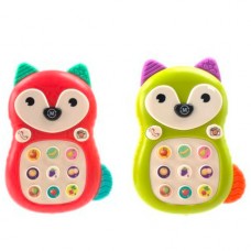 Іграшковий телефон BabyToys 8264 з музикою та світлом, 13 см