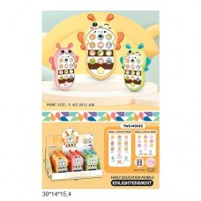 Іграшковий телефон BabyToys 6804B бджілка з музикою і світлом