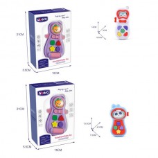 Телефон игрушечный BabyToys QX-91178E с музыкой и светом Телефон игрушечный BabyToys QX-91178E с музыкой и светом