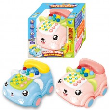 Дитячий телефон на колесах WToys 30708 зі звуком і світлом Дитячий телефон на колесах WToys 30708 зі звуком і світлом