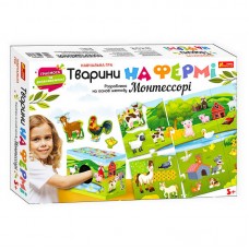 Развивающая игрушка Ранок фермы животные Монтессори пластик