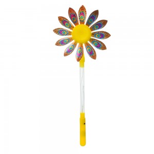 Вітрячок M 5738 квітка, діаметр 17 см, паличка 34 см