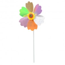 Детский ветрячок BabyToys MR 1591 цветок, диаметр 21 см Детский ветрячок BabyToys MR 1591 цветок, диаметр 21 см